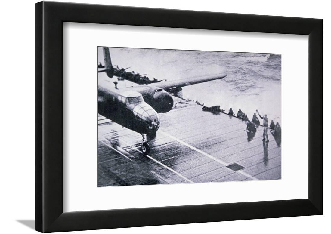 The Doolittle Raid On Tokyo 18th April 1942 Transportation Framed Art Print Wall Art Walmart Com