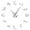 Silver, variant on Tiger Animal Frameless Wall Clock Stickers, DIY Modern Decorative Clocks for Living Room, Bedroom, Office - Easy to Install, Large 3D Clock Design (Gold,37in)
