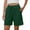 Green2, variant on ManxiVoo Women High Waist Wide Leg Shorts With Pockets Home Casual Comfortable L Size A