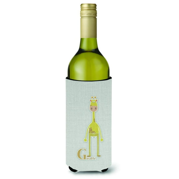 Alphabet G for Giraffe Wine Bottle Hugger
