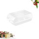 thumbnail image 3 of Caja de almacenamiento de zapatos de plástico, caja gruesa, contenedor grande y transparente para zapatos de hombre y mujer (blanca), 3 of 7