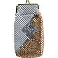 thumbnail image 2 of CTM  Mesh Pattern Cigarette Case with Lighter Pocket & Kiss Lock Closure (Women), 2 of 4