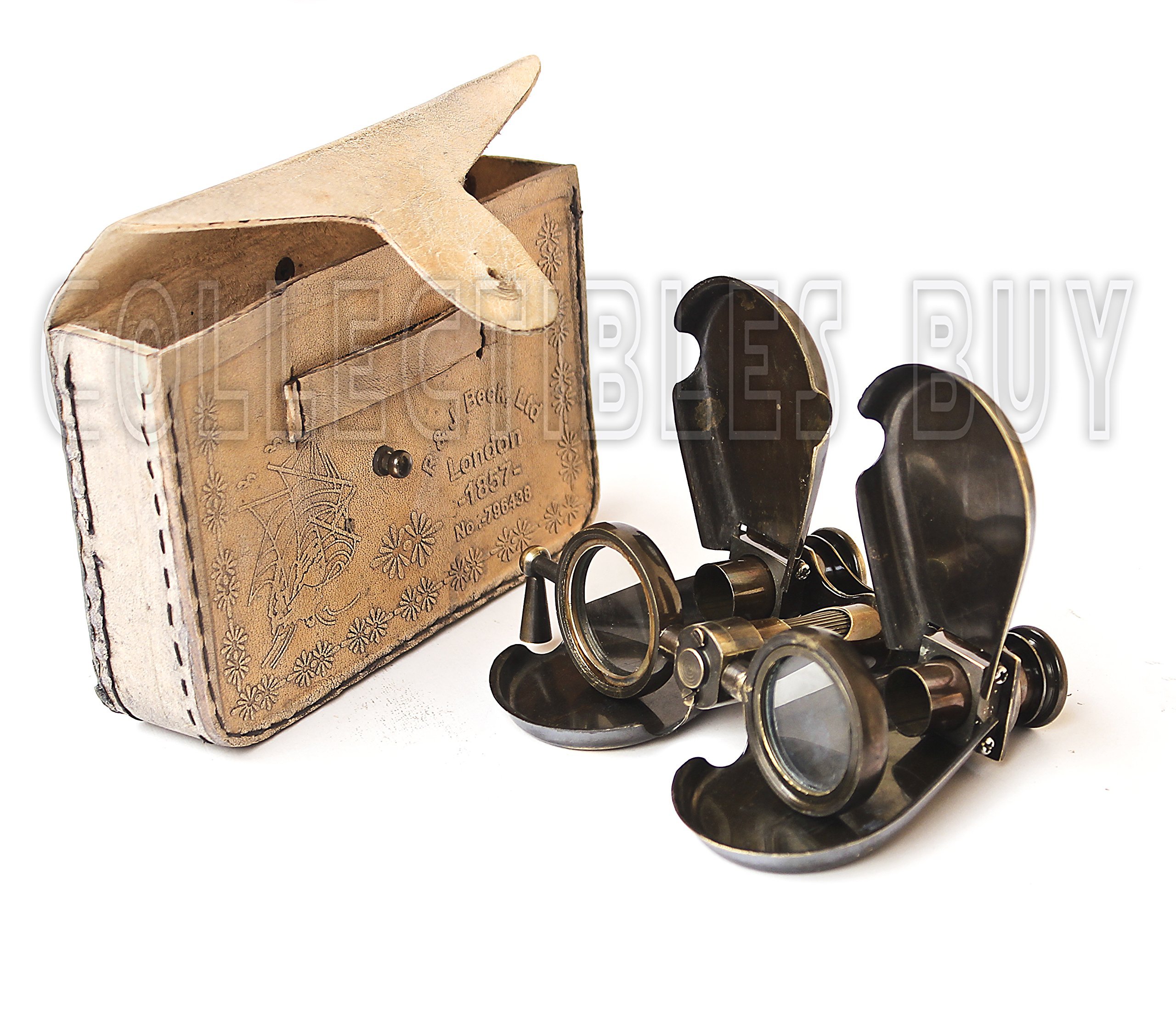 Collectibles Buy Classic Marine Spy Glass Antique London 1857 R & J Beck Brass Binocular Collectibles Gift