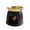 Black, variant on Warmself Delicate Romantic Metal Tealight Candle Holder Oil Tart Burner Aroma Diffuser Furnace Home Decoration Black Spot Black White