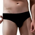 thumbnail image 5 of 2025 Clearance! asdoklhq Underwear for Men,Underwear Male Ice Silk Summer Breathable Quick-drying Seamless Shorts, 5 of 9