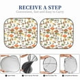thumbnail image 6 of Disketp 2 Piece Mushrooms Pattern Windshield Sunshades,Folding Windshield Sun Shade For Car Suv Trucks Sedan,Blocks Uv Rays Sun Visor Protector-Large, 6 of 7