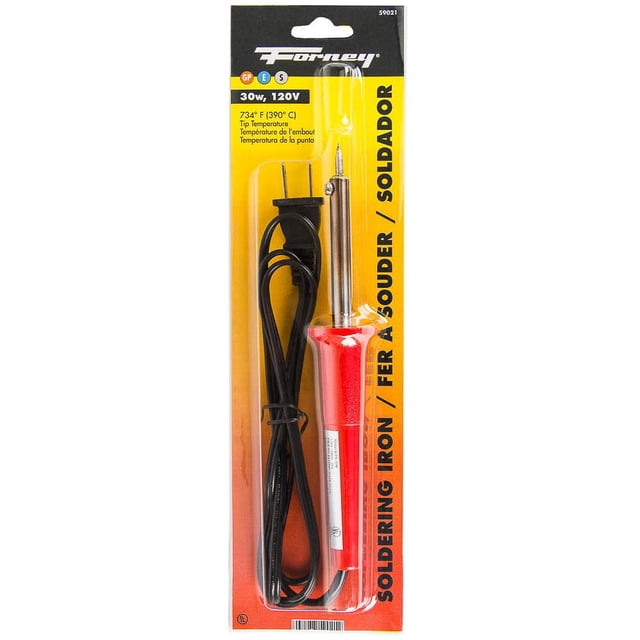 Soldador Forney 30W 120V Punta niquelada