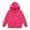Hot Pink, variant on Toddler Girls Pullover Hoodie Sweatshirts Solid Color for Kids Size 2-3T Black