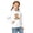 12-White, variant on Arlun Kids Highland Cow Hoodies Back to School Outfits for Girls Fall Winter Lightweight Cozy Long Sleeve Sweatshirts Cute Cartoon Graphic Hooded Pullover Top with Pocket 160