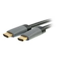 thumbnail image 1 of C2G 6ft Select High Speed HDMI Cable with Ethernet 4K 60Hz - In-Wall CL2-Rated - HDMI cable with Ethernet - HDMI male to HDMI male - 6 ft - shielded - black - 4K support, 1 of 3