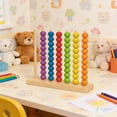 thumbnail image 4 of Wooden Calculation Stand with Colorful Beads Early Education Math Learning Toy for Kids Classroom Home Learning, 4 of 7