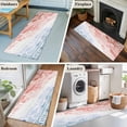 thumbnail image 5 of 2'x6' Rug Runners for Hallways Kitchen, Ombre Orange Blue Non Slip Entryway Beside Floor Carpet Runner, Summer Coastal Ocean Sea Beach Wave Washable Laundry Room Bedroom Throw Rugs Mat for Family Pet, 5 of 8