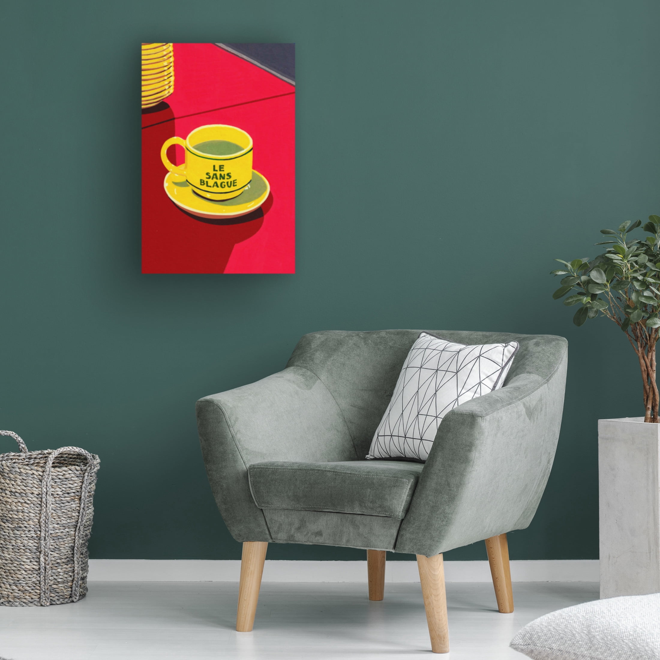 Trademark Fine Art Studio Mandariini Le Sans Blague Canvas Wall Art