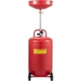 thumbnail image 1 of KFFKFF 20 Gallon Mobile Oil Drain Tank, Air-Operated Fluid Drainer with Adjustable Funnel, Pressure Valve for Oil & Fuel Extraction, 1 of 9