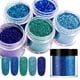 thumbnail image 2 of Polvo acrílico con purpurina de neón para decoración de uñas, patrón 3D, pigmento de inmersión de Color grabado, suministros decorativos profesionales DIY, 2 of 4
