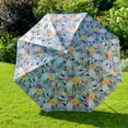 thumbnail image 2 of Bayside21 6.5ft Outdoor Beach Umbrella with Sand Anchor and UV50+ Sun Protection, Lightweight & Portable, Perfect for Beach, Camping, Sports, Pool,Gardens and Balcony, Flower Print Design,No Tilt, 2 of 3