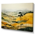 thumbnail image 2 of Designart "Yellow And Green Pastoral Bold horizon IV" Modern Canvas Art Print, 2 of 5