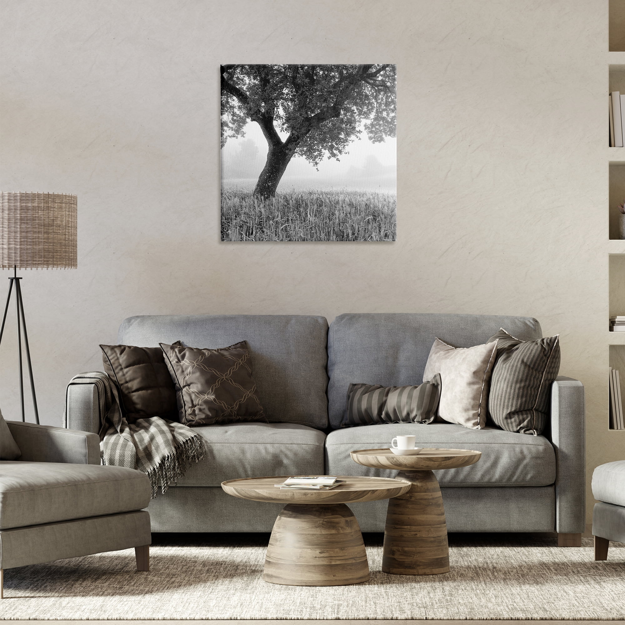 Stupell Industries Tuscan Morning Scenery Landscape & Nature Photography Wrapped Canvas Art Print Wall Art, 24 x 24