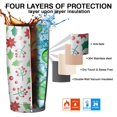 thumbnail image 7 of Christmas 20oz Stainless Steel Mobile Tumbler – Vacuum Insulated Coffee Mug with Lid, Spill-Proof Travel Cup for Hot & Cold Drinks, 7 of 7
