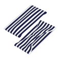 thumbnail image 3 of Yiaed Navy Blue And White Stripes Print Sports Headbands,Moisture Wicking Workout Headband, Sweatband Headbands for Running,Cycling for Women and Men, 3 of 8