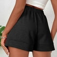thumbnail image 6 of Daznico Women's High Waist Summer Shorts - Loose Fit Breathable with Drawstring & Pockets, Comfortable Casual 2025,for Size XL, 6 of 6