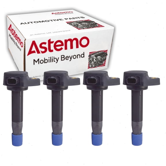 4 pc Hitachi IGC0056 Ignition Coils for 30520-R70-A01 30520-R70-S01 C1624 E1103 Spark Plug Wire Boot Fits select: 2008-2017 HONDA ODYSSEY EXL, 2008-2012 HONDA ACCORD EXL