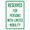 Warning Sign 1, variant on Reserved for Person with Limited Mobility - 8"x12" Metal Security Handicap Parking Tin Sign, Accessibility Decor for Street Business Home Wall Outdoor