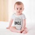 thumbnail image 2 of Future Smartass Like My Uncle - Baby Clothes - Funny Newborn Bodysuit Outfits for Boys And Girls White-style-1 18months, 2 of 7
