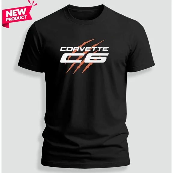 For Corvette C6 Car Fans Birthday Gift T-Shirt Size S-5XL