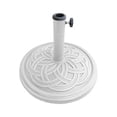 thumbnail image 1 of 12Kg Gaelen Umbrella Base - White, 1 of 1