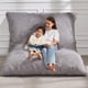 thumbnail image 1 of Sillón Puff Hobestluk 3 en 1 Plush Gris 191x140 cm, 1 of 9