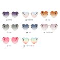 thumbnail image 2 of Creative Rimless Sunglasses Anti-UV Sunglasses Heart Design Delicate Eyewear Glasse Photo Prop Dress Up Accessories, 2 of 7