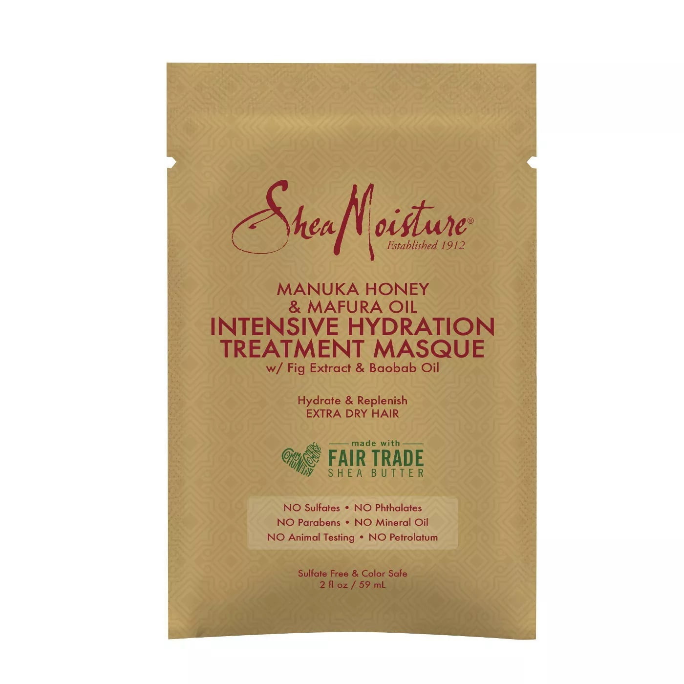 Shea Moisture Manuka Honey & Mafura Oil Intensive Hydration Hair Masque 2 Oz.