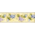thumbnail image 3 of Trimz Blue Lavender Hydrangea Floral Wallpaper Border - Garden Floral Wall Décor, 15' L x 5.25"W, 3 of 5