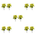 thumbnail image 3 of mmirethe 2x Low Maintenance Realistic Appearance Faux Flowers And Plants Wide Application yellow 5Set, 3 of 6