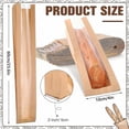 thumbnail image 5 of 50 bolsas de papel para pan con ventana para pan casero, bolsas de baguette marrón kraft para guardar pan, bolsas largas para pan francés, embalaje para pan y galletas., 5 of 5