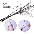 thumbnail image 2 of 10PCS Lifelike Curly Willow Branches Decorative Dried Artificial Twigs, 30.7 Inches Fake Bendable Sticks Vintage Vines/Stems DIY Greenery Plants Craft Vases Home Garden Hotel Farmhouse Decor A, 2 of 5