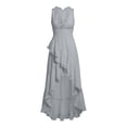 thumbnail image 5 of Sentmoon Beach Dresses for Women 2026 Vacation Women Maxi Dress Summer Sleeveless V Neck Regular Fit Womens Vacation Dresses for Spring Break S-3XL, 5 of 7