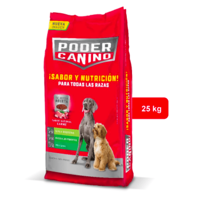 Alimento para Perro Poder Canino 25 Kg Poder Canino Alimento para Perro Poder Canino 25 Kg