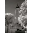 thumbnail image 2 of Johnson, George 13x18 Black Ornate Wood Framed with Double Matting Museum Art Print Titled - St. Marks Lighthouse, 2 of 4