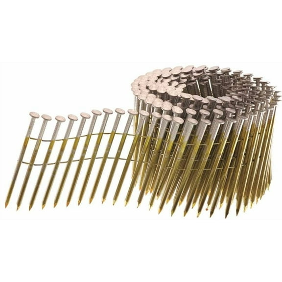 Senco GL24ASBF Nail, 2-3/8 in L, Steel, Sencote, Full Round Head, Ring Shank