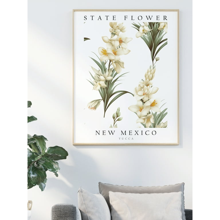 New Mexico Greater Roadrunner & Yucca Flower Vinyl Decal Sticker - For Car, Laptop, Tumbler, Waterproof & Easy Remove
