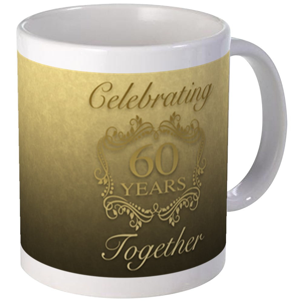 CafePress 60Th Wedding Anniversary Mugs Unique Coffee Mug, Coffee