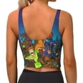 thumbnail image 3 of Lsque Scooby-Doo Printed Women'S Sports Bra, Compression, Moisture Wicking, High-Impact Sports Bra For Women,Supportive sports bra-XX-Large, 3 of 9