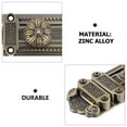 thumbnail image 2 of Minkissy 1 Pc Vintage Interior Latch Lock Security for Sliding Doors at Home, 2 of 4