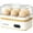 white, variant on Rapid Egg Cooker Electric 6 Eggs Capacity, Soft, Medium, Hard Boiled, Poacher, Omelet Maker Egg Poacher With Auto Shut-Off, BPA Free-White