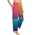 thumbnail image 2 of Daiia Lighthouse and Whale Women's Sleep Pant with Pockets and Drawstring,Pajama Pants-Large, 2 of 9