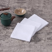 Clwellge 100% Cotton Dishcloths for Washing Dishes,Absorbent Reusable Dish Rags for Drying and Cleaning,8-Pack, 10 x 11, White