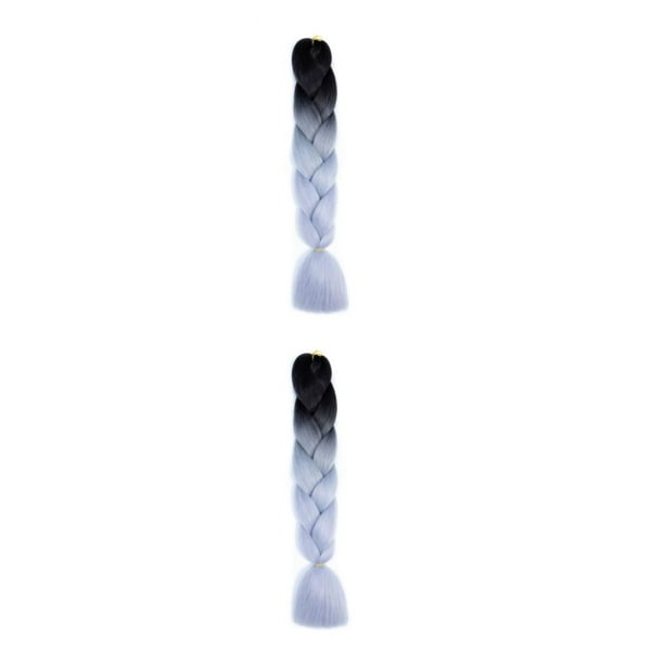Soidarity Trenzas de cabello de moda, estilo deseado con extensiones de cabello trenzado de Color Natural, cabello trenzado Jumbo B36 B36 2Conjunto