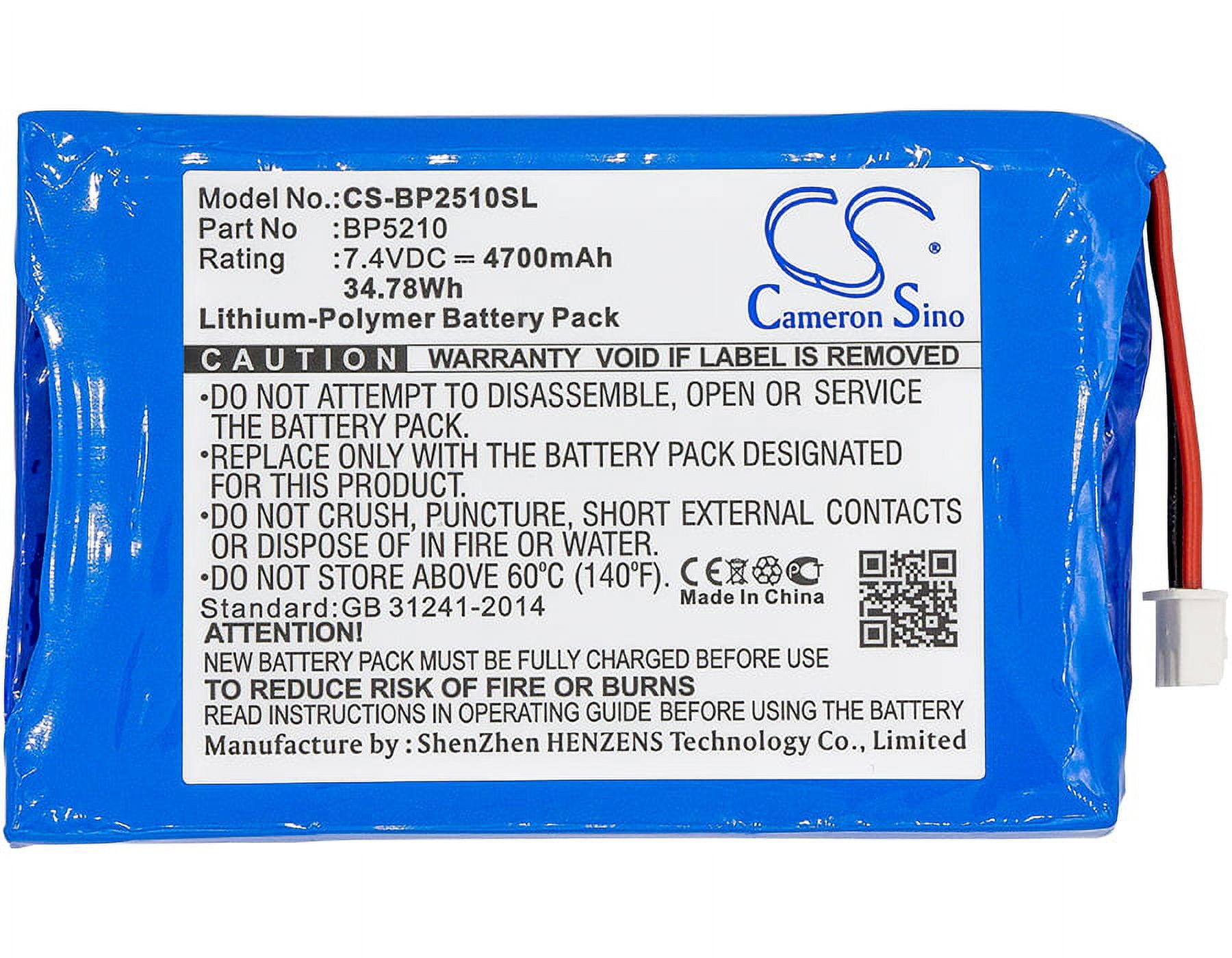 4700mAh BK Precision BP5210 Battery for 2512 Oscilloscopes 2512 2511 2510 2510 Oscilloscopes 2516 2515